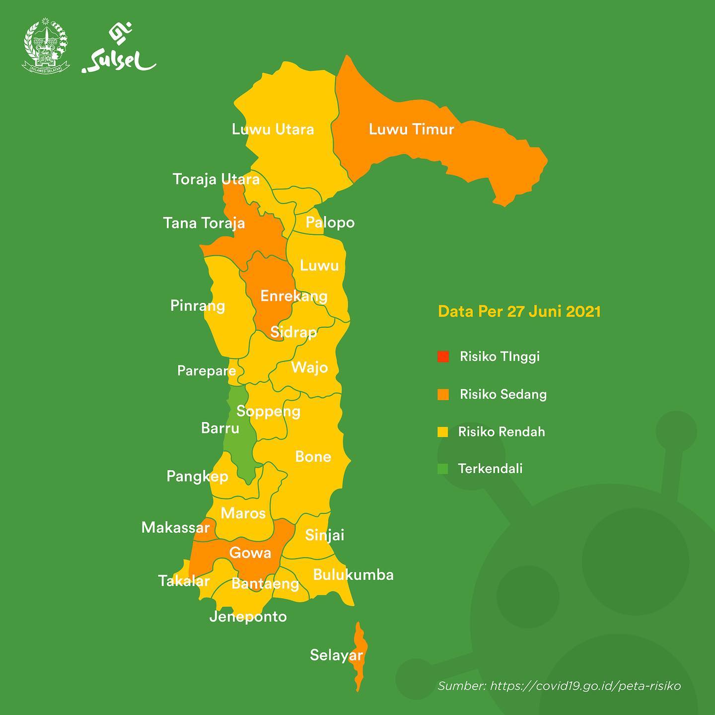 Plt Gubernur Sulsel Harap Angka Kesembuhan Covid-19 Dipertahankan dan Kematian Ditekan
